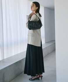 TOPKAPI 【TREASURE TOPKAPI】プリント 巾着バッグ付き メッシュ ワンハンドルバッグ