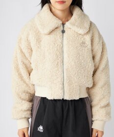 OP／FILA 【Kappa】ショート丈 ドロップショルダーボアジャケット