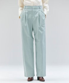 BEIGE， 【洗える・Oggi 11月号掲載】HAMLIN / コットンストレッチ2タックワイドパンツ