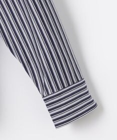 JOSEPH ABBOUD 【ストレッチで快適な着心地・イージーケア】ランダムストライプ ジャージー シャツ