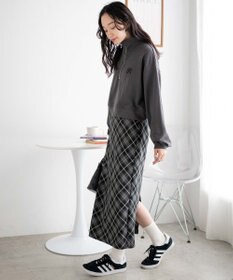 WEGO ハーフジップショートスウェット