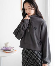 WEGO ハーフジップショートスウェット