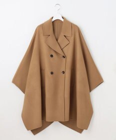 23区 【エステータ】ウールリバー ポンチョ コート