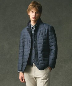 JOSEPH ABBOUD 【軽量/ダウンの吹き出しを防ぐキルトレスダウン】ADSインターレース ダウンベスト