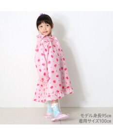 Mother garden マザーガーデン 野いちご 子供用 レインコート 100/110/120/130cm 収納巾着付き