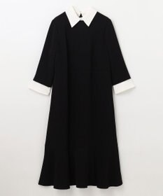 GRACE CONTINENTAL ダブルクロスドレス