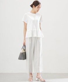 組曲 リネンレーヨンワイド パンツ