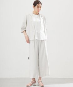 組曲 リネンレーヨンワイド パンツ