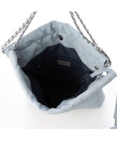 UNBILLION 【テレビ ドラマ着用アイテム】カシュカシュ cachecache / デニム風チェーンバッグ