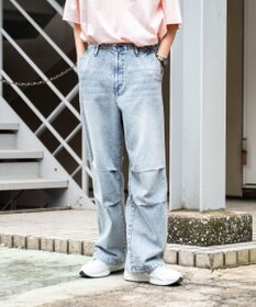 WEGO デニムパラシュートパンツ