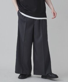 WEGO 【ユニセックス着用ITEM】ワイドストレートスラックス