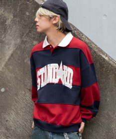 WEGO 【ユニセックス着用ITEM】カレッジロゴラガースウェット