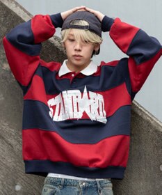 WEGO 【ユニセックス着用ITEM】カレッジロゴラガースウェット