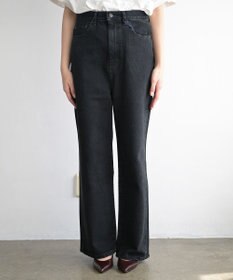 woadblue ＜坪田あさみさんコラボ＞SALUU サルーノアール /デニムパンツ ブラック