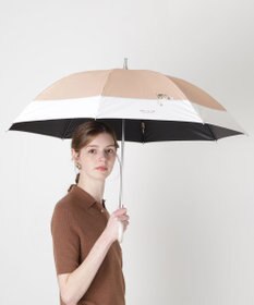 MOONBAT 【 遮光率100％/遮熱/UV】PAUL&JOE ACCESSOIRES(ポール&ジョー) 晴雨兼用日傘 スウィングヌネット ネコ 長傘