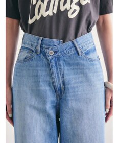 AMERICAN HOLIC アシンメトリーデニムワイドパンツ