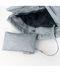 UNBILLION 【テレビ ドラマ着用アイテム】カシュカシュ cachecache / デニム風チェーンバッグ