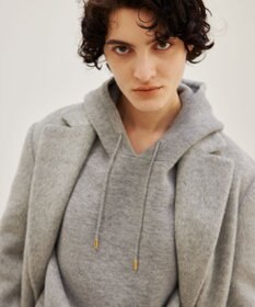 BEIGE， COURCETTE / ウールニットパーカー