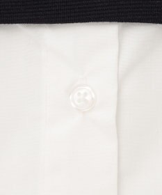 ANY 【洗える】異素材コンビ レイヤードトップス