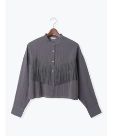 Te chichi フリンジショートシャツ《2025Autumn catalog vol.2 item》