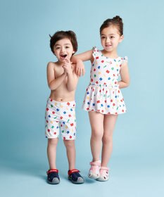 MIKI HOUSE HOT BISCUITS 【ミキハウス】【80-130cm】5分丈水着