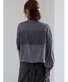 Te chichi フリンジショートシャツ《2025Autumn catalog vol.2 item》