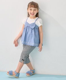 ANY KIDS ひんやりクール ギンガムパンツ