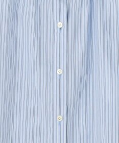 J.PRESS LADIES L BEZ ドビーストライプ バンドカラー ブラウス