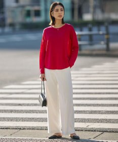 ICB L リネンレーヨンハイゲージ プルオーバーニット