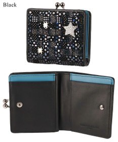 tsumori chisato CARRY キラメッシュ 2つ折り財布 がま口 ミニ財布