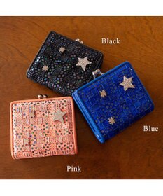 tsumori chisato CARRY キラメッシュ 2つ折り財布 がま口 ミニ財布