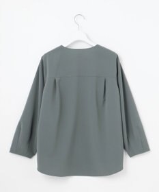 23区 L 【洗える】2WAYストレッチツイル ブラウス