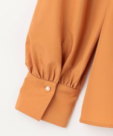 Feroux 【洗える】ラッフルスキッパー ブラウス