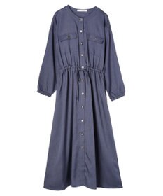 Green Parks ・ＥＬＥＮＣＡＲＥ　ＤＵＥ　イロイロ釦ドロストワンピース