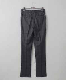 GOTAIRIKU 横に伸びる【TasmaniaWool/タマニアウール】ストレッチ スーツ_グレー格子柄