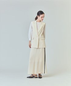 GRACE CONTINENTAL ラインビジューロングスカート