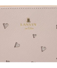 LANVIN en Bleu リュクサンブールハート 二つ折りLファスナー財布