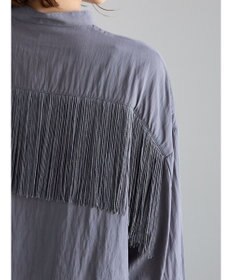 Te chichi フリンジショートシャツ《2025Autumn catalog vol.2 item》