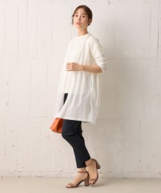 組曲 S 【WEB限定】シアーツイルジャージー ロングカーディガン