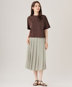 自由区 【セットアップ対応・洗える】サテンアムンゼン スカート