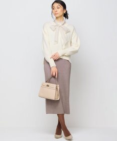 組曲 ベルトデザインスクエアショルダーバッグ