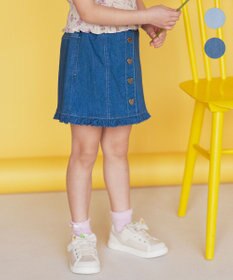 ANY KIDS デニム ミニ スカート