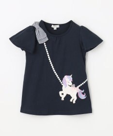 ANY KIDS ユニコーンポシェットTシャツ