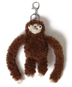 WEGO でかおめめなまけものぬいぐるみキーホルダー