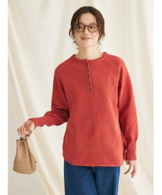 CRAFT STANDARD BOUTIQUE ７Ｇモールニット　ヘンリーＰＯ　Ｌ／Ｓ