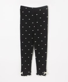 ANY KIDS 総柄テレコ レギンス