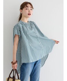 AMERICAN HOLIC フレンチスリーブバック切替シャツ