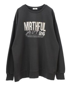 earth music&ecology ウ゛ィンテージ風裏毛ロゴプルオーバー