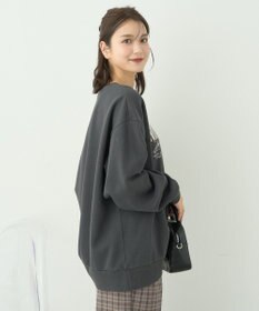 earth music&ecology ウ゛ィンテージ風裏毛ロゴプルオーバー