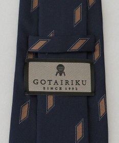 GOTAIRIKU GOTAIRIKU別注【日本製】シルク ネクタイ_ダイヤ柄